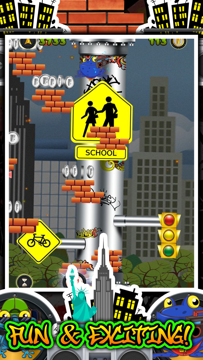 Hip Hop Frog Jump Game FREE