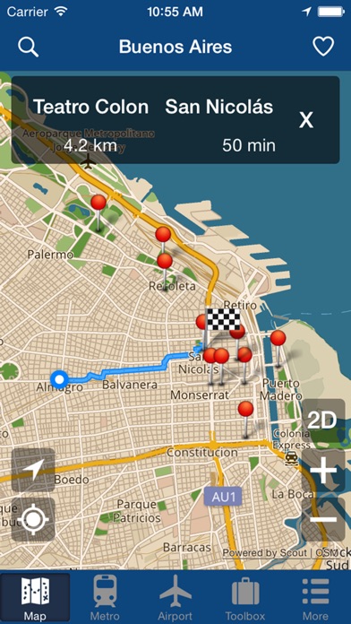 ブエノスアイレスオフライン地図 - 市メト... screenshot1