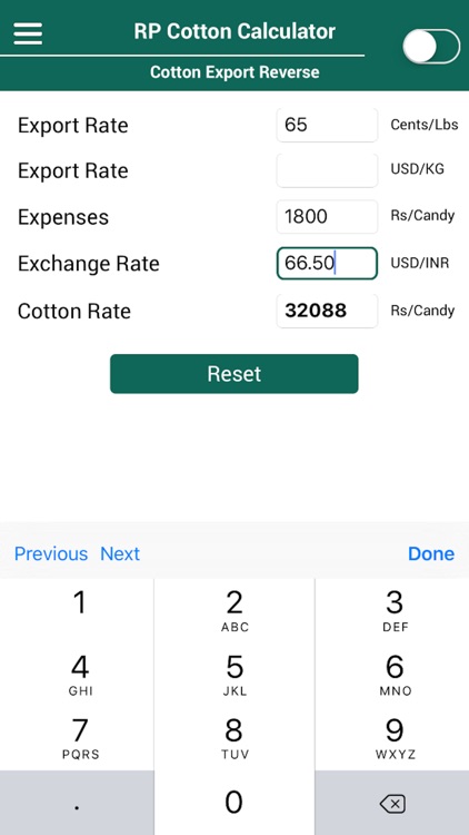 RP Cotton Calculator India screenshot-3