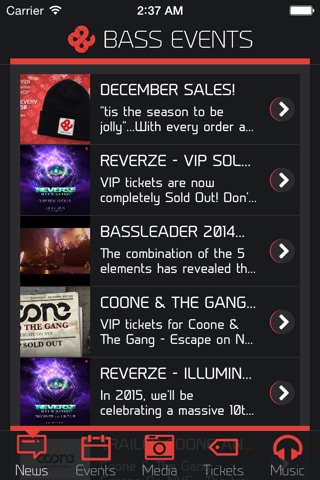 Bass Events (Official App) screenshot 2