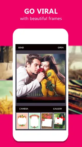 Game screenshot Love Selfie Frames + Editor mod apk