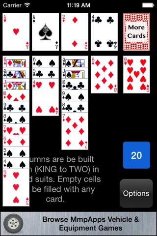 Single Rail Solitaire screenshot 4