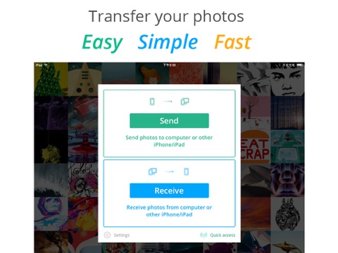 Screenshot #4 pour Photo Transfer - Upload and download photos and videos wireless via WiFi