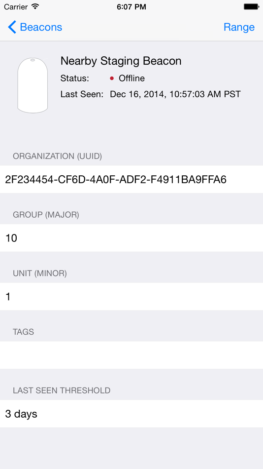 #3. RadBeacon Director (iOS) 由: Radius Networks