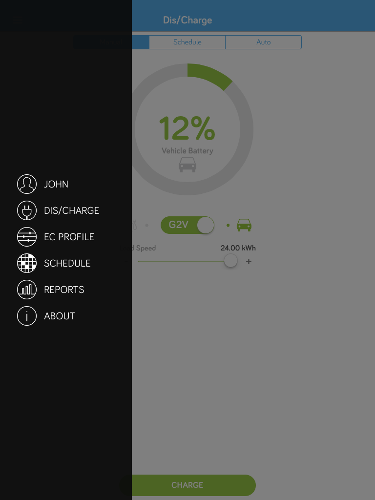EV APP – Electric Vehicle Charging Controller