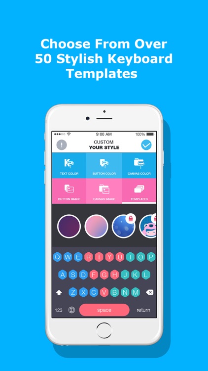 Color Keyboard Changer - Customize Keyboard Text, Button, Font, Background for iOS8