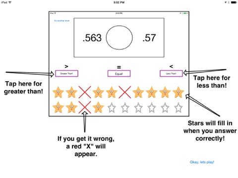 Comparing Decimals ~ Greater Than, Less Than, or Equal? Free screenshot 2