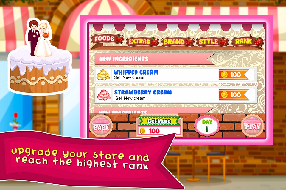 Wedding Cake Salon Dash - my sweet food maker & bakery cooking kids game! screenshot 4