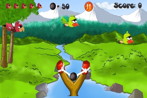 Slingshot Birds  Shooting : A Flyer Sling Hunting Games screenshot 3