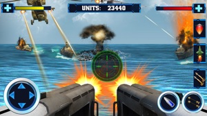 Navy Battleship Attack 3D screenshot #2 for iPhone