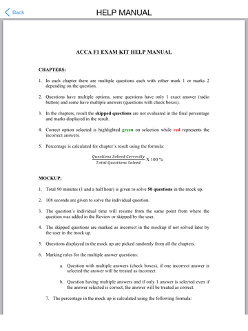 ACCA F1 Exam Kitのおすすめ画像1