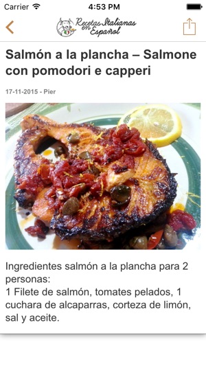 Recetas Italianas