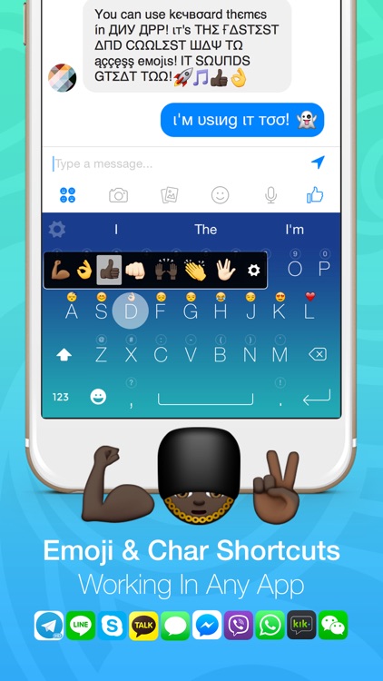 Keyboard Themes with custom fonts and emojis - PRO version