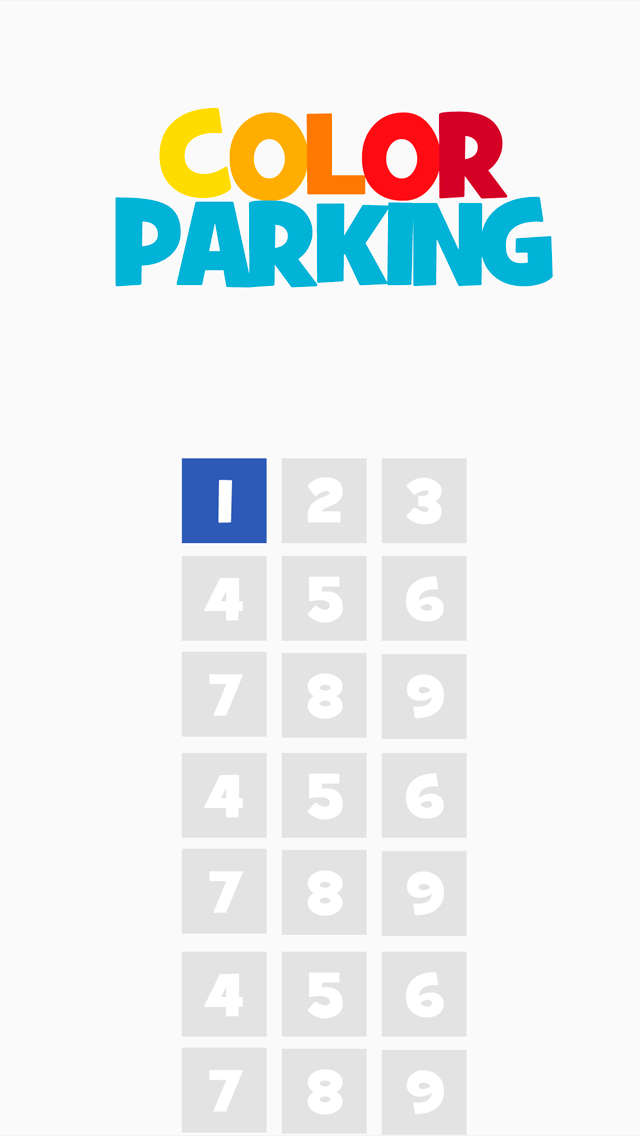 Screenshot #1 pour Color Parking - Game about squares