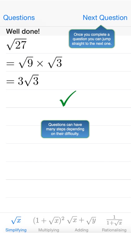 Practice Perfect: Surds