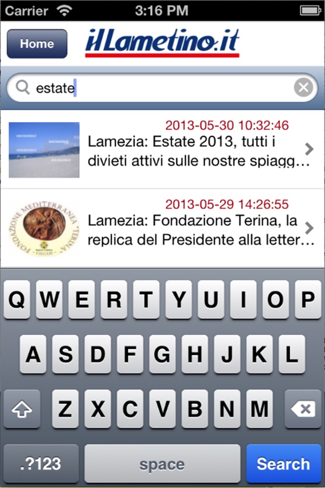 Il Lametino.it screenshot 3