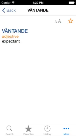 Swedish<>English Dictionary screenshot 2