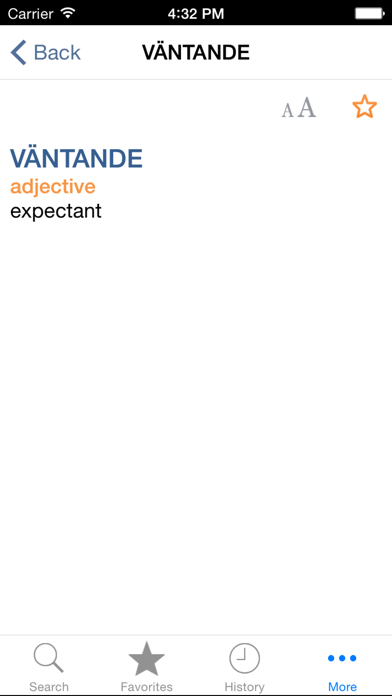 Screenshot #2 pour Swedish<>English Dictionary