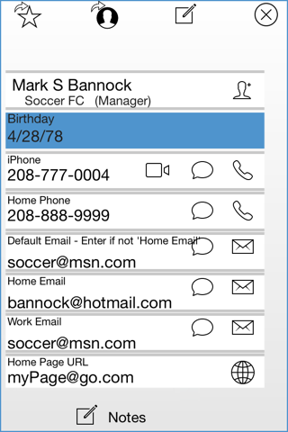 mContacts Address Book -  eShare Contact Lists, Group Roll Call+ Checklists, Speed Dial, Group Email & Text screenshot 2