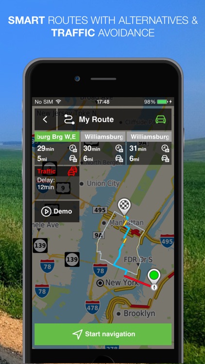 NLife Explorer - Offline GPS Navigation, Traffic & Maps screenshot-4