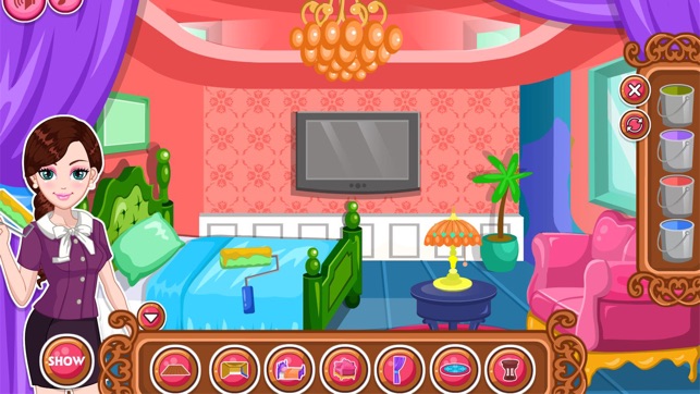 Hotel Room Makeover, Cleaning and Decorating game(圖2)-速報App