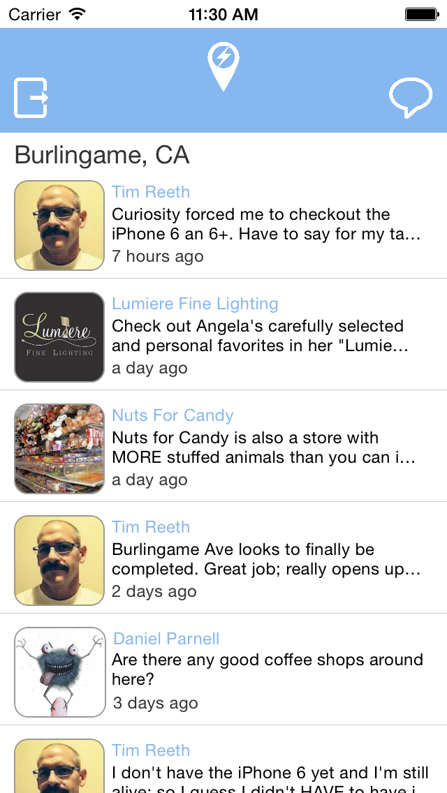 Blasterous iPhone screenshot 2 - Social Networking app