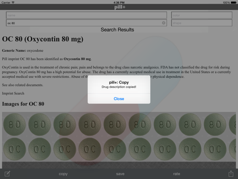 Screenshot #4 pour pill+: Prescription Pill Finder and Identifier