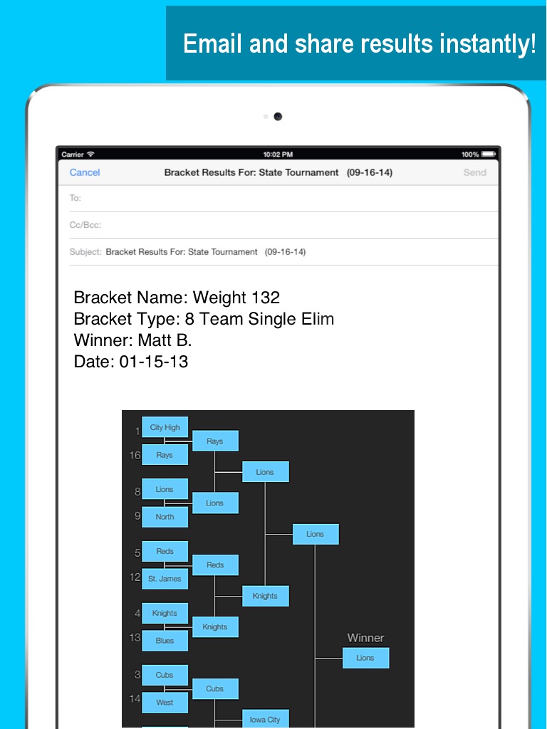 Bracket Maker ipad screenshot 3