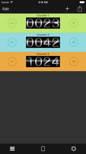 Скриншот Tally Counter Pro на iPhone 1