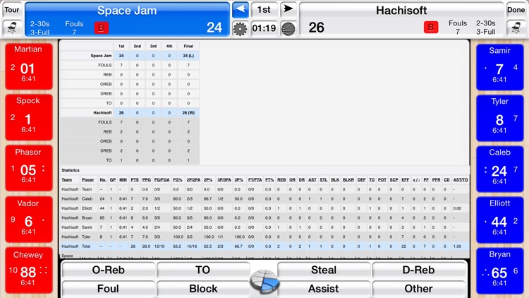 Basketball Stat Tracker