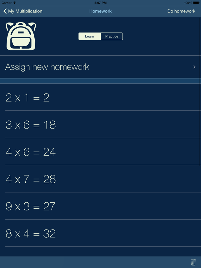 ‎My Multiplication - times tables Screenshot