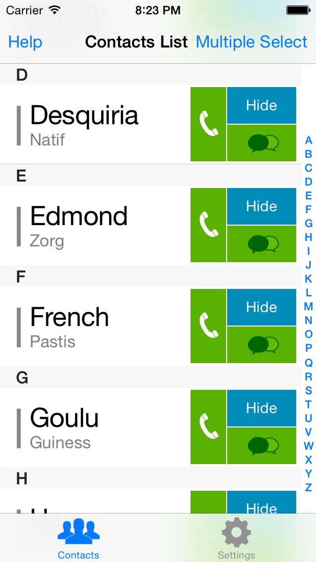 iPhone screenshot