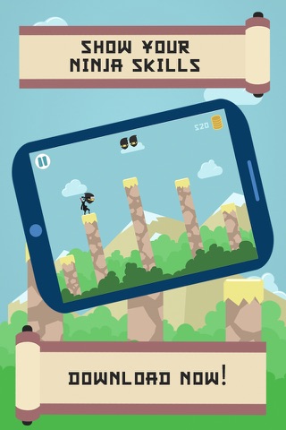 Amazing Ninja Jump Revenge Pro screenshot 3