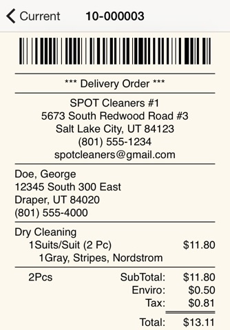 MyDryCleaner Mobile screenshot 3