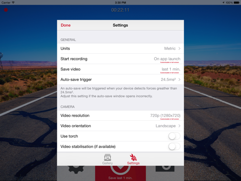 Screenshot #5 pour Falco - a dashboard camera at its simplest