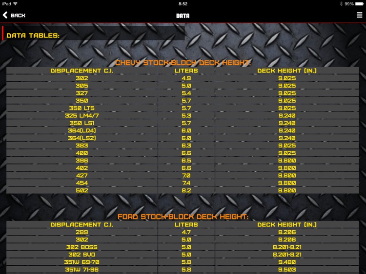 Engine ToolBox Calculator "for iPad" screenshot-4