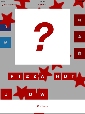 Screenshot #5 pour Restaurant Trivia - Match the restaurant to the logo in this free fun guess game for guessing restaurants