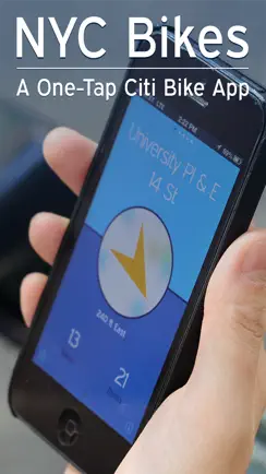 NYC Bikes — A One-Tap Citi Bike App iPhone image 1