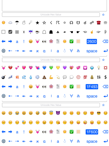 Screenshot #4 for UniK - Unicode & navigation Keyboard extension