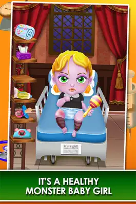 Game screenshot Monster Mommy's Newborn Baby Doctor - my new girl salon & pregnancy make-up games for kids 2 hack