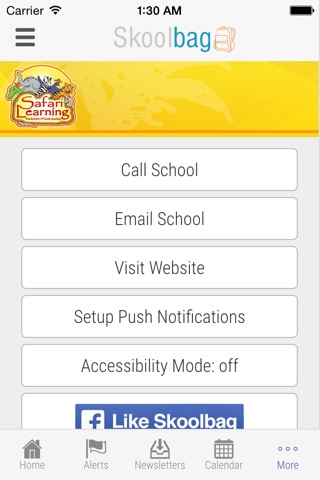 Safari Learning Academy - Skoolbag screenshot 4