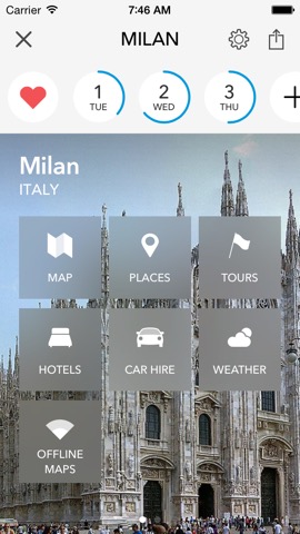 Milan Trip Planner, Travel Guide & Offline City Mapのおすすめ画像1