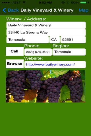 Temecula Valley and San Diego Winery Finder screenshot 4