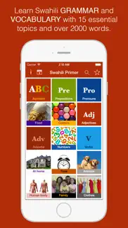 swahili primer - learn to speak and write swahili language: grammar, vocabulary & exercises iphone screenshot 1