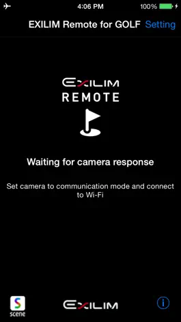Game screenshot EXILIM Remote for GOLF apk