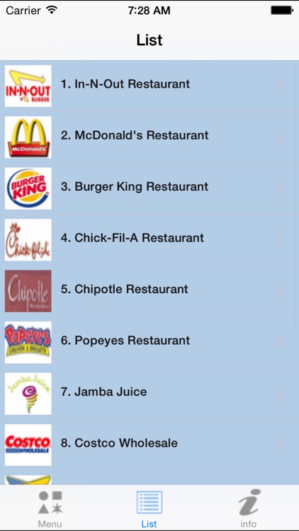 mySecretMenu - Fast food hidden menus