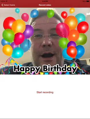 Screenshot 4 Cumpleaños Feliz Videos - Dobla tu video y felicita a tus amigos iphone