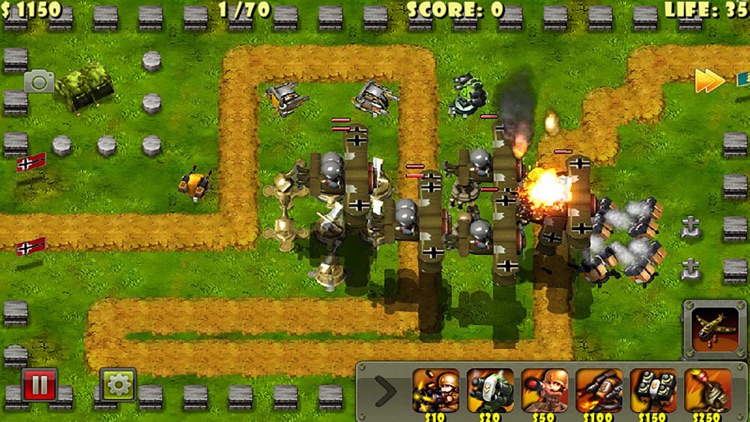 Little Commander - World War II TD Halloween Special screenshot-3