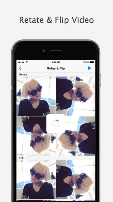 Screenshot #1 pour Video+Rotate & Flip FREE - for iPhone, iPod touch and iPad