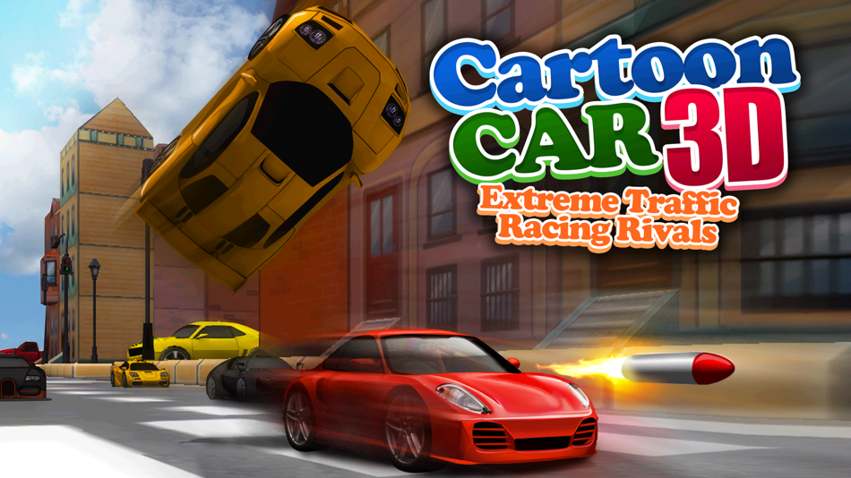 Cartoon Car 3D Real Extreme Traffic Racing Rivals Simulator Game - 2.0 - (iOS)